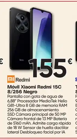 Hiper FROIZ REDMI Móvil Xiaomi 15C 8/256 Negro oferta