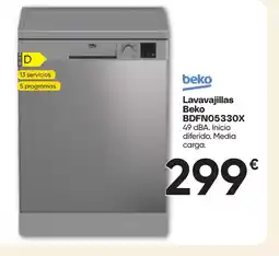 Hiper FROIZ BEKO Lavavajillas BDFN05330X oferta