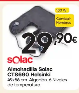 Hiper FROIZ SOLAC Almohadilla CT8690 Helsinki oferta
