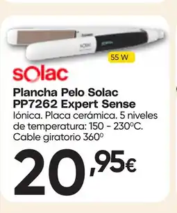 Hiper FROIZ SOLAC Plancha Pelo PP7262 Expert Sense oferta