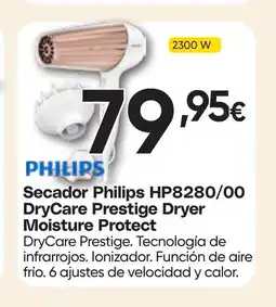 Hiper FROIZ PHILIPS Secador HP8280/00 DryCare Prestige Dryer Moisture Protect oferta