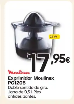 Hiper FROIZ MOULINEX Exprimidor PC1208 oferta