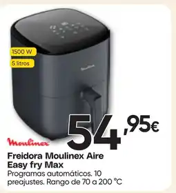 Hiper FROIZ MOULINEX Freidora Aire Easy fry Max oferta