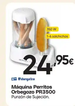 Hiper FROIZ ORBEGOZO Máquina Perritos PR3500 oferta