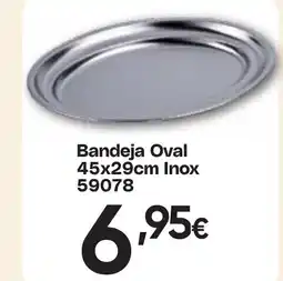 Hiper FROIZ Bandeja Oval Inox oferta