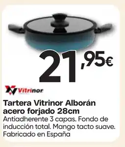Hiper FROIZ VITRINOR Tartera Alborán acero forjado oferta