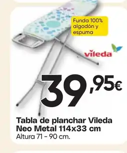 Hiper FROIZ VILEDA Tabla de planchar Neo Metal oferta
