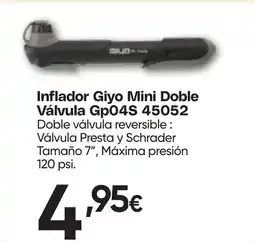 Hiper FROIZ Inflador Giyo Mini Doble Válvula Gp04S 45052 oferta