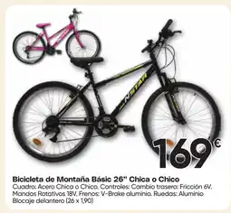 Hiper FROIZ Bicicleta de Montaña Básic 26" Chica o Chico oferta