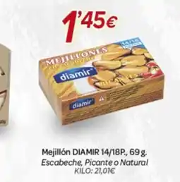 Alsara Supermercados DIAMIR Mejillón oferta