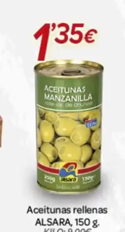 Alsara Supermercados ALSARA Aceitunas rellenas oferta