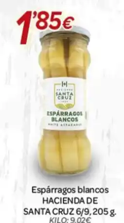Alsara Supermercados HACIENDA DE SANTA CRUZ Espárragos blancos oferta