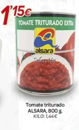 Alsara Supermercados ALSARA Tomate triturado oferta