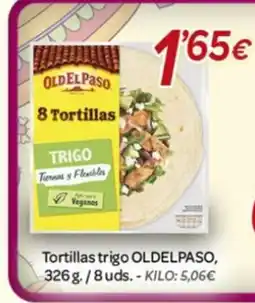 Alsara Supermercados OLD EL PASO Tortillas trigo oferta