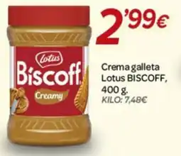 Alsara Supermercados LOTUS BISCOFF Crema galleta oferta