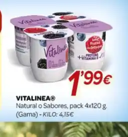 Alsara Supermercados VITALINEA Natural o Sabores oferta