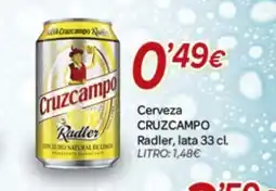 Alsara Supermercados CRUZCAMPO Cerveza Radler oferta