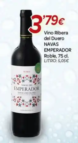Alsara Supermercados NAVAS EMPERADOR Vino Ribera del Duero oferta