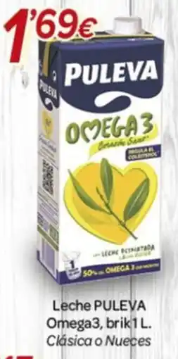 Alsara Supermercados PULEVA Leche Omega3, brik oferta