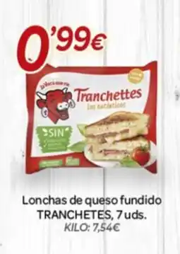 Alsara Supermercados TRANCHETES Lonchas de queso fundido oferta