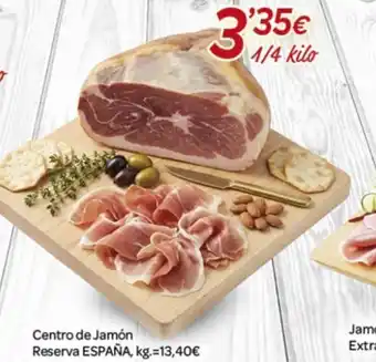 Alsara Supermercados ESPAÑA Centro de Jamón Reserva oferta