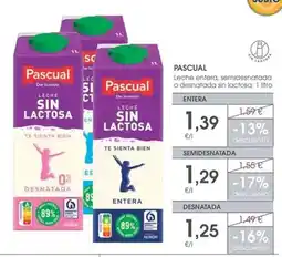Supermercados Plaza Pascual - leche entera oferta