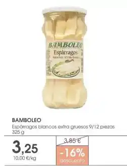 Supermercados Plaza Bamboleo - esparragos blancos extra gruesos oferta