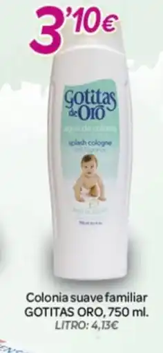 Alsara Supermercados GOTITAS ORO Colonia suave familiar oferta