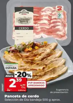 Dia Dia - panceta de cerdo oferta
