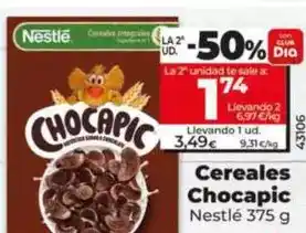 Dia Nestlé - cereales chocapic oferta