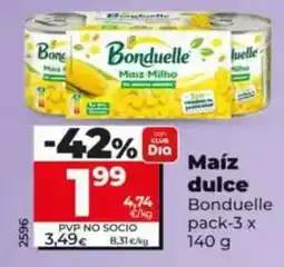 Dia Bonduelle - maíz dulce oferta