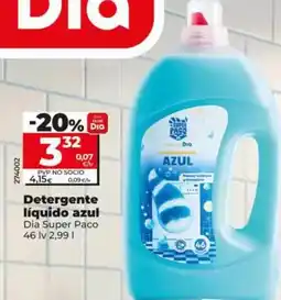 Dia Dia super paco - detergente líquido azul oferta