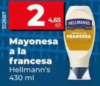 Dia Hellmann's - mayonesa a la francesa oferta