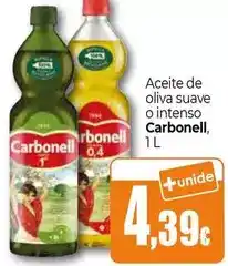 Unide Supermercados Carbonell - aceite de oliva suave o intenso oferta