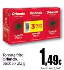 Unide Supermercados Orlando - tomate frito oferta