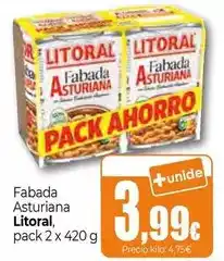 Unide Supermercados Litoral - fabada asturiana oferta
