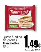 Unide Supermercados Tranchettes - queso fundido en lonchas oferta
