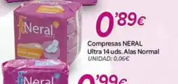 Alsara Supermercados NERAL Compresas Ultra 14 uds. Alas Normal oferta