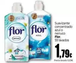 Unide Supermercados Flor - suavizante concentrado azul o nenuco oferta