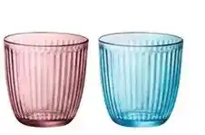 Ferrcash Vaso line agua rosa/azul oferta