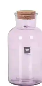 Ferrcash Botella frasca boca ancha tapa corcho 1l oferta