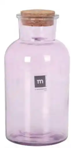 Ferrcash Botella frasca boca ancha tapa corcho oferta