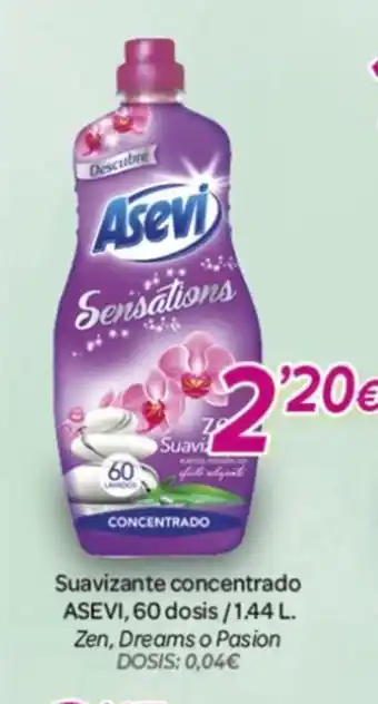 Alsara Supermercados ASEVI Suavizante concentrado oferta