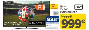 Lg - tv 86 86nano81a6a