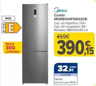 Midea - combi mdrb424fge02oe