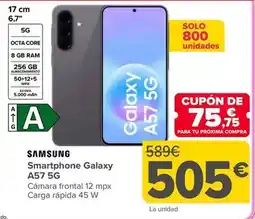 Carrefour Samsung - smartphone galaxy a57 5g oferta