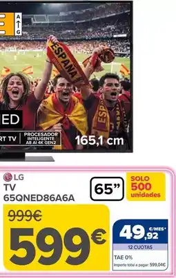 Carrefour Lg - tv 65qned86a6a oferta