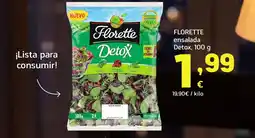 HiperDino FLORETTE ensalada Detox oferta