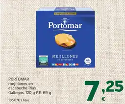 HiperDino PORTOMAR mejillones en escabeche Rias Gallegas oferta