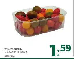 HiperDino TOMATE CHERRY MIXTO, bandeja oferta
